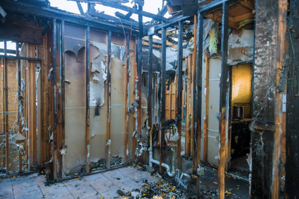 Professional Fire Damage Repair technician working in Baltimore, OH